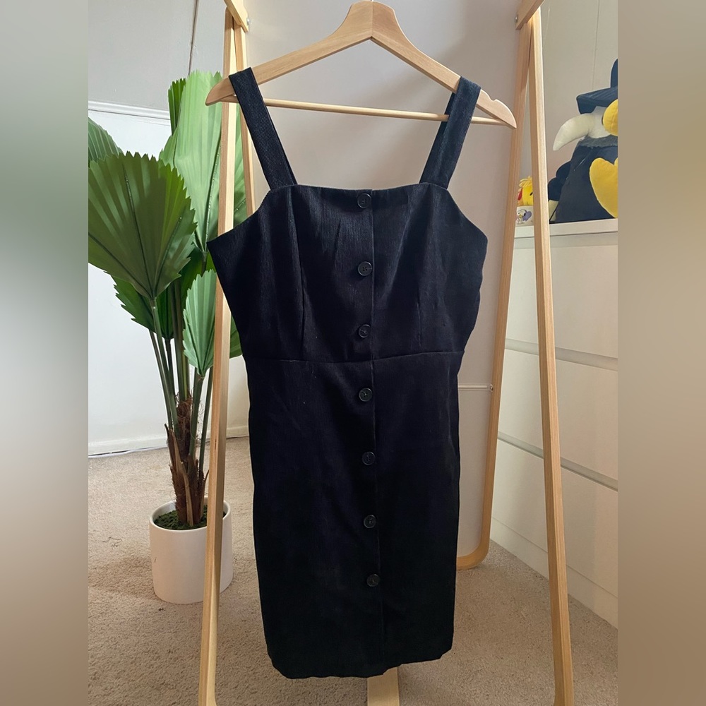 Corduroy Overall Dress